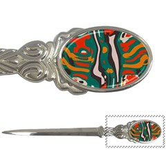 Retro Colors Chaos 			letter Opener by LalyLauraFLM