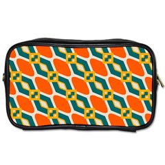 Chains And Squares Pattern 			toiletries Bag (one Side) by LalyLauraFLM