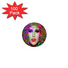 Flowers In Your Hair 1  Mini Buttons (100 Pack) 