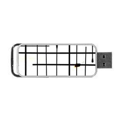 White Limits By Jandi Portable Usb Flash (one Side) by bighop