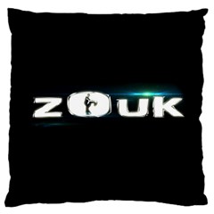 Zouk Large Cushion Case (two Sides) by LetsDanceHaveFun