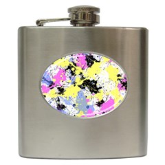 Abstract Hip Flask (6 Oz) by Uniqued