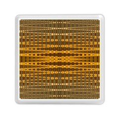 Yellow Gold Khaki Glow Pattern Memory Card Reader (square)  by BrightVibesDesign