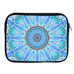 Sapphire Ice Flame, Light Bright Crystal Wheel Apple Ipad 2/3/4 Zipper Cases by DianeClancy