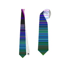 Jewel City, Radiant Rainbow Abstract Urban Neckties (two Side)  by DianeClancy