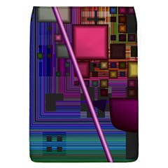Jewel City, Radiant Rainbow Abstract Urban Flap Covers (l)  by DianeClancy