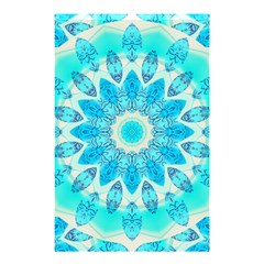 Blue Ice Goddess, Abstract Crystals Of Love Shower Curtain 48  X 72  (small) 