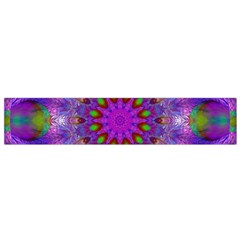 Rainbow At Dusk, Abstract Star Of Light Flano Scarf (small) by DianeClancy