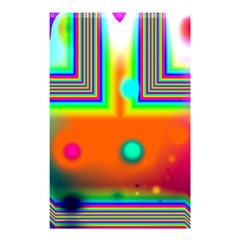 Crossroads Of Awakening, Abstract Rainbow Doorway  Shower Curtain 48  X 72  (small)  by DianeClancy