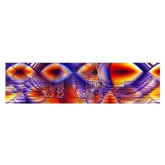 Winter Crystal Palace, Abstract Cosmic Dream (lake 12 15 13) 9900x7400 Smaller Satin Scarf (oblong) by DianeClancy