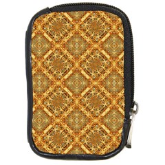 Luxury Check Ornate Pattern Compact Camera Cases by dflcprints