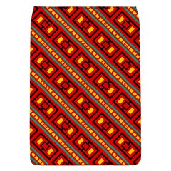 Distorted Stripes And Rectangles Pattern      			removable Flap Cover (l) by LalyLauraFLM