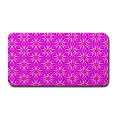 Pink Snowflakes Spinning In Winter Medium Bar Mats by DianeClancy