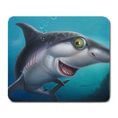 Sharky Large Mousepads by WaltCurleeArt