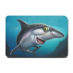 Sharky Small Doormat  by WaltCurleeArt