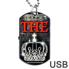 The King Dog Tag Usb Flash (one Side) by SugaPlumsEmporium