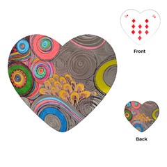 Rainbow Passion Playing Cards (heart)  by SugaPlumsEmporium