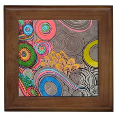 Rainbow Passion Framed Tiles by SugaPlumsEmporium