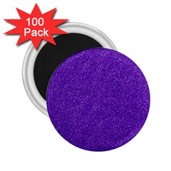 Festive Purple Glitter Texture 2 25  Magnets (100 Pack) 