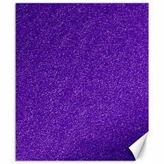 Festive Purple Glitter Texture Canvas 8  X 10 