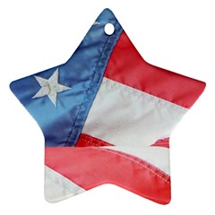 Folded American Flag Star Ornament (two Sides)  by StuffOrSomething