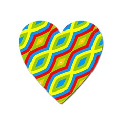 Colorful Chains                    			magnet (heart) by LalyLauraFLM