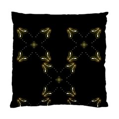 Festive Black Golden Lights  Standard Cushion Case (one Side) by yoursparklingshop