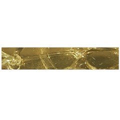 Gold Bar Golden Chic Festive Sparkling Gold  Flano Scarf (large) by yoursparklingshop