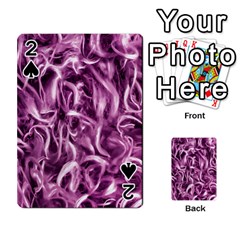 Textured Abstract Print Playing Cards 54 Designs  by dflcprints