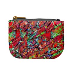 Expressive Abstract Grunge Mini Coin Purses