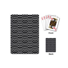Modern Zebra Pattern Playing Cards (mini) 