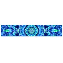 Blue Sea Jewel Mandala Flano Scarf (large) by Zandiepants