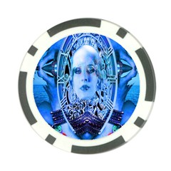 Clockwork Blue Poker Chip Card Guards (10 Pack)  by icarusismartdesigns