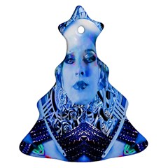 Clockwork Blue Christmas Tree Ornament (2 Sides)