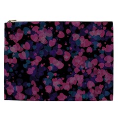 Confetti Hearts Cosmetic Bag (xxl)  by TRENDYcouture