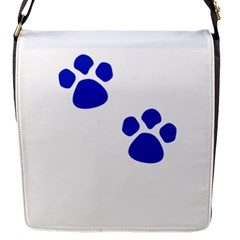 Blue Paws Flap Messenger Bag (s) by TRENDYcouture