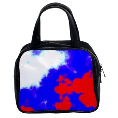 Red White And Blue Sky Classic Handbags (2 Sides) by TRENDYcouture