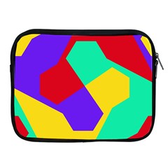 Colorful Misc Shapes                                                  			apple Ipad 2/3/4 Zipper Case by LalyLauraFLM