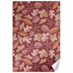 Marsala Leaves Pattern Canvas 24  x 36  23.35 x34.74  Canvas - 1