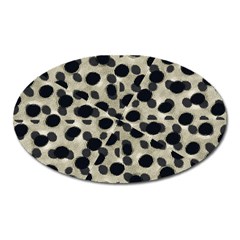 Metallic Camouflage Oval Magnet