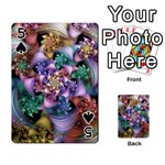 Bright Taffy Spiral Playing Cards 54 Designs  Front - Spade5
