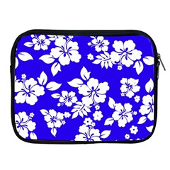 Deep Blue Hawaiian Apple Ipad 2/3/4 Zipper Cases by AlohaStore