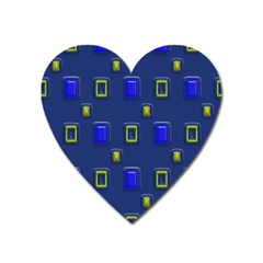3d Rectangles                                                                      			magnet (heart) by LalyLauraFLM
