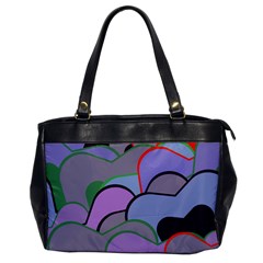 Wavy Shapes Pieces                                                                          			oversize Office Handbag by LalyLauraFLM