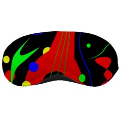 Abstract Guitar  Sleeping Masks by Valentinaart