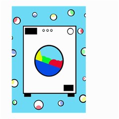 Washing Machine  Small Garden Flag (two Sides) by Valentinaart