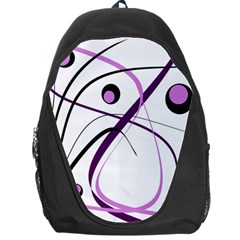 Pink Elegant Design Backpack Bag by Valentinaart