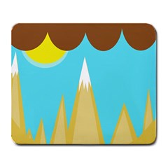 Abstract Landscape  Large Mousepads by Valentinaart