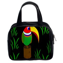 Toucan Classic Handbags (2 Sides) by Valentinaart
