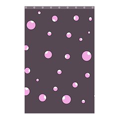 Pink Bubbles Shower Curtain 48  X 72  (small)  by Valentinaart